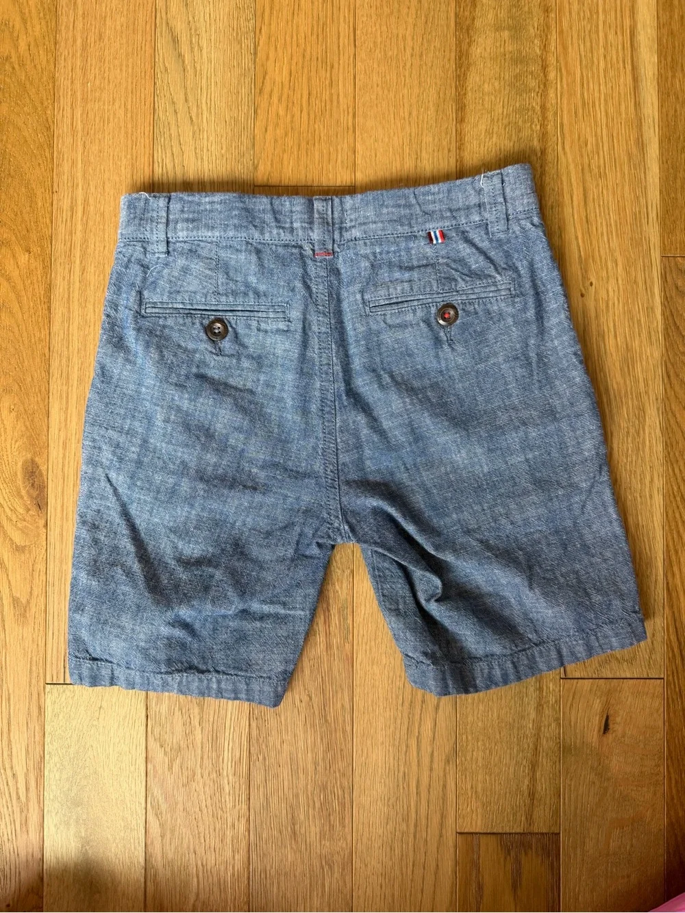 Boden Boys Blue Chambray Chino Shorts Size 9Y 134cm